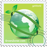 GreenZoner stamp - take free gifts and make world greener